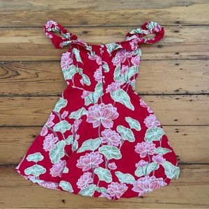 Forever21 Off-Shoulder Fit&Flare Dress